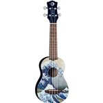 Luna UKE GW SOPRANO Uke Great Wave Soprano w/Gigbag